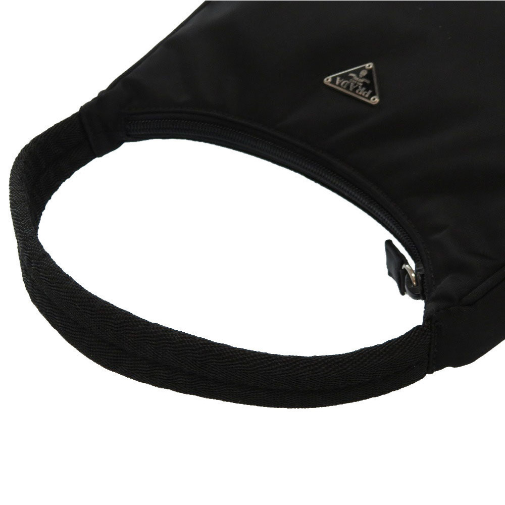 Prada Nylon Triangular Plate Accessory Pouch Hand… - image 4